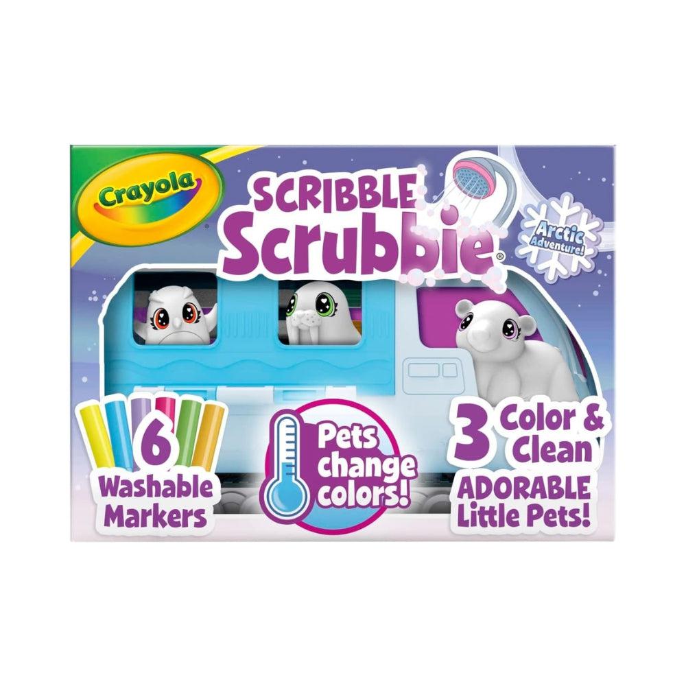 Crayola Scribble Scrubbie Pets Arctic Snow Explorer, Color & Wash Creative Toy, Gift For Kids, Age 3, 4, 5, 6